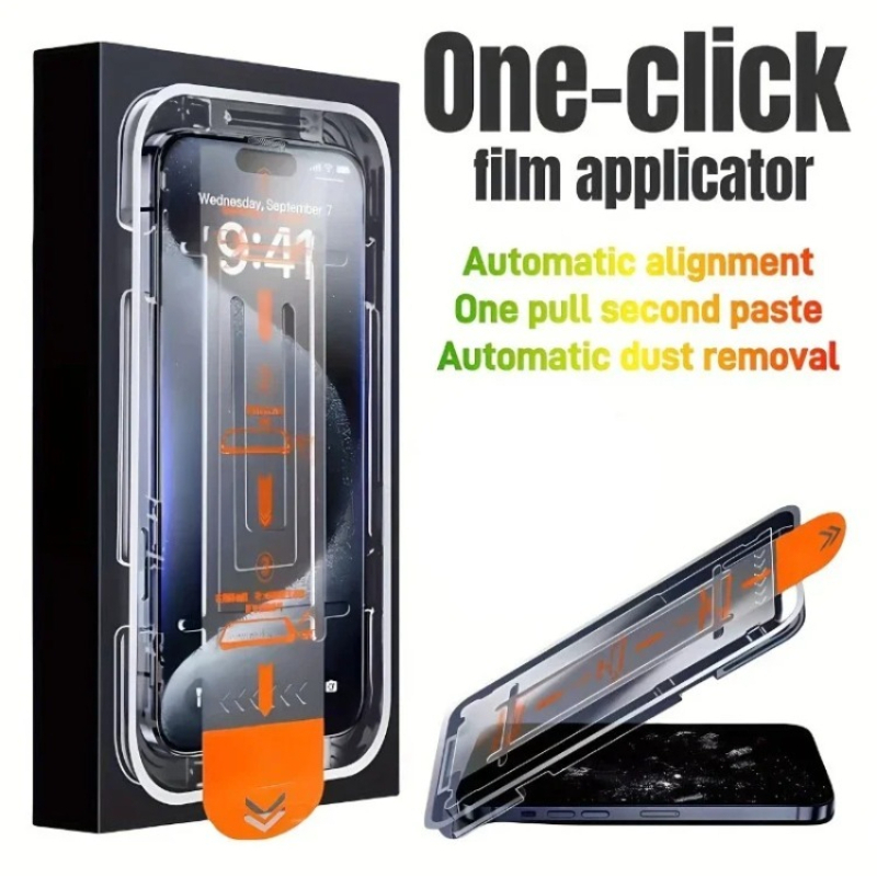 Realme C67 - Eenvoudig te installeren screenprotector glasfolie voor