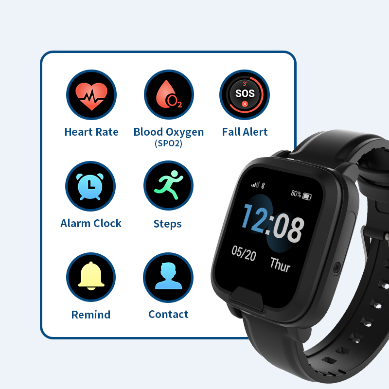 4G GPS-tracker armband hartsla - Fall Detection Watch recensie en prijs